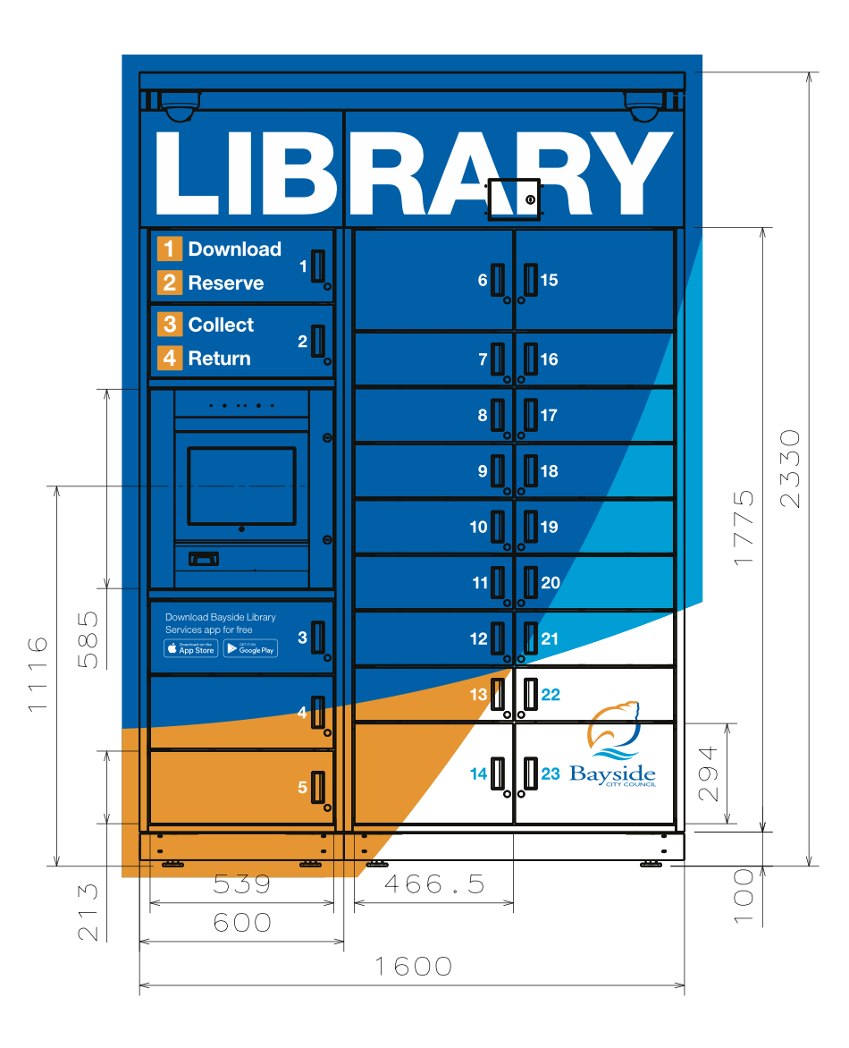Library Lockers by Click n Collect | Library Lockers in Australia